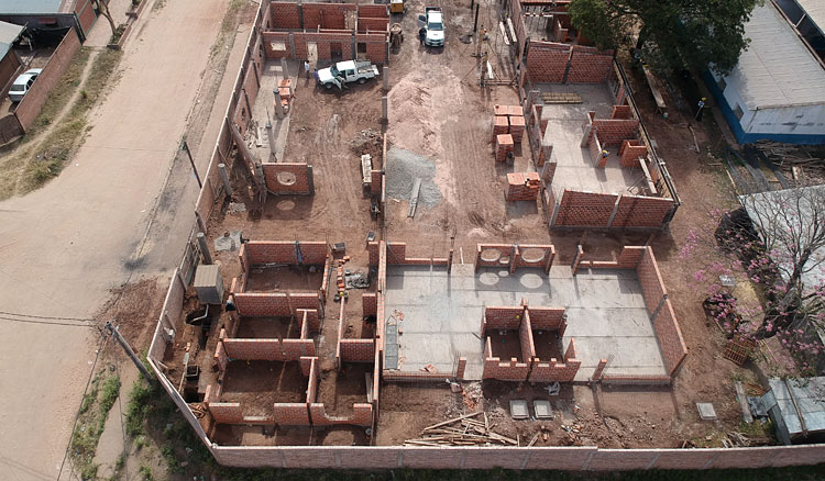 Un nuevo edificio de nivel inicial se construye en la escuela 12 de octubre de Tartagal