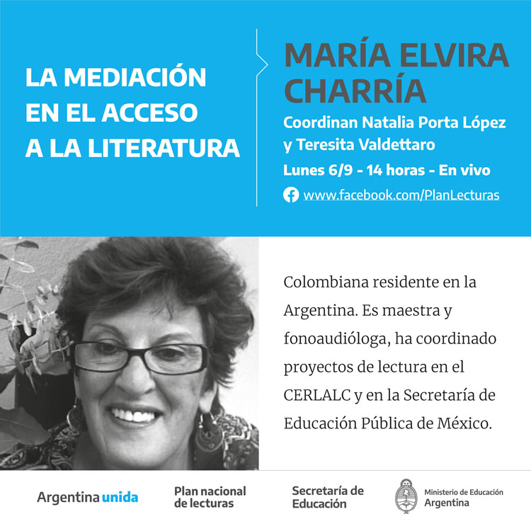 Conversatorio “La mediación en el acceso a la literatura”