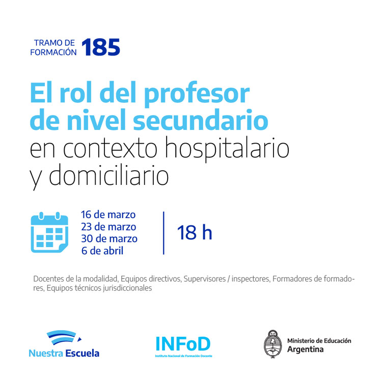 ImagenNueva propuesta de formación para docentes de nivel secundario