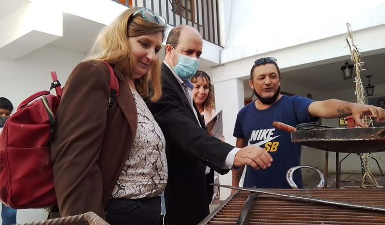 Fotografía Jóvenes de Cachi fueron capacitados para realizar trabajos en herrería