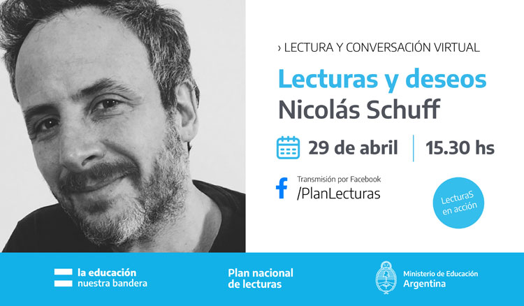 Imagen Conversatorio de Nicolás Schuff con estudiantes de escuelas secundarias