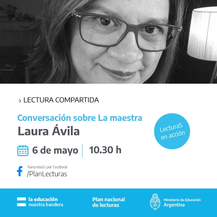 Conversatorio de Laura Ávila con estudiantes de escuelas primarias