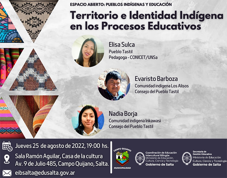 Segundo encuentro del espacio abierto “Pueblos Indígenas y Educación”