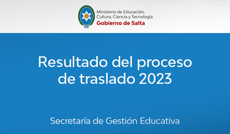 Imagen Resultado del proceso de traslado 2023