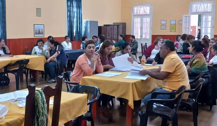 Fotografía Se realizó el Tercer Encuentro del “Programa de Fortalecimiento a la Alfabetización” en Rosario de la Frontera y Metán