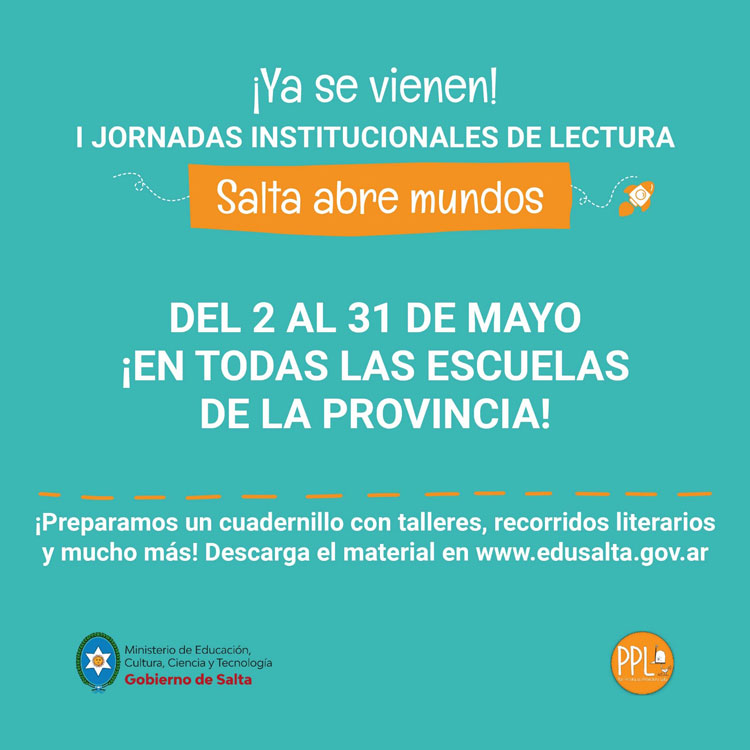 Imagen I Jornadas Institucionales de Lectura: Salta abre mundos