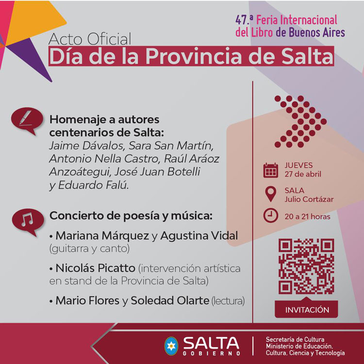 Imagen Salta presente en la Feria del Libro de Buenos Aires