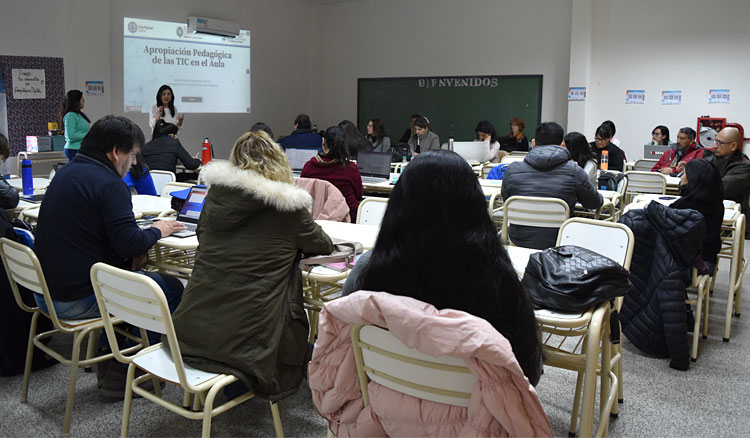 Fotografía Jornada de Capacitación “Apropiación Pedagógica de las TIC en el Aula”