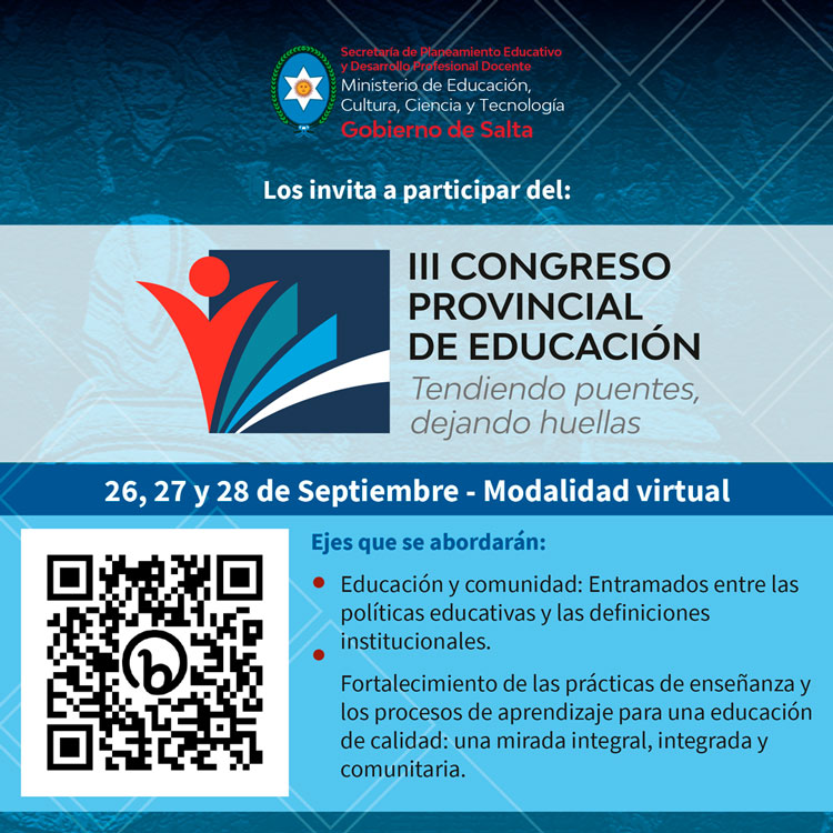 Imagen III Congreso Provincial de Educación