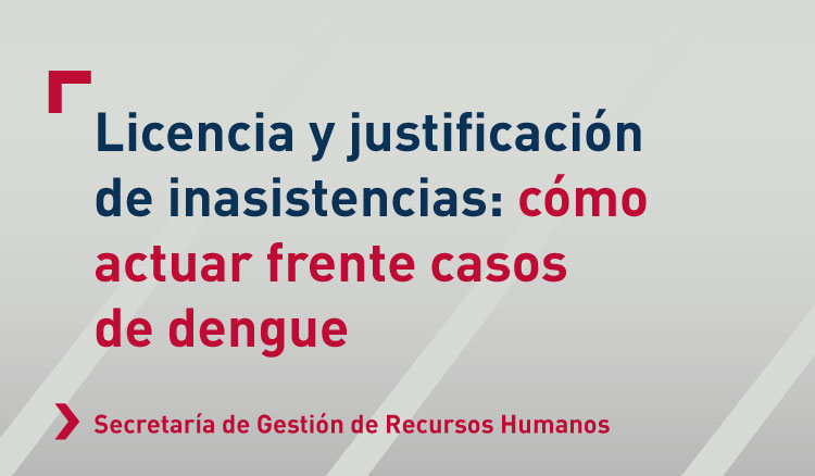 Imagen: Licencia y justificación de inasistencias: cómo actuar frente casos de dengue