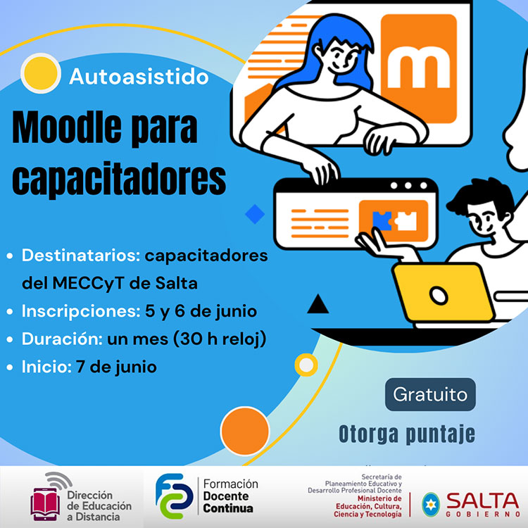 Imagen: Curso autoasistido: Moodel para capacitadores