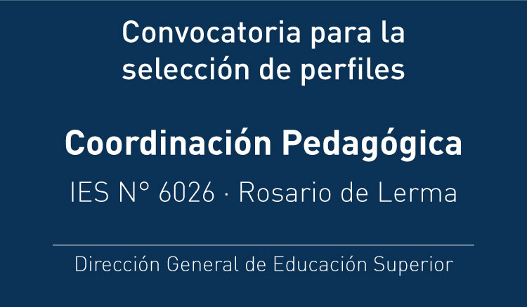 Imagen: Primera Convocatoria a Concurso de Cargo de Coordinación Pedagógica