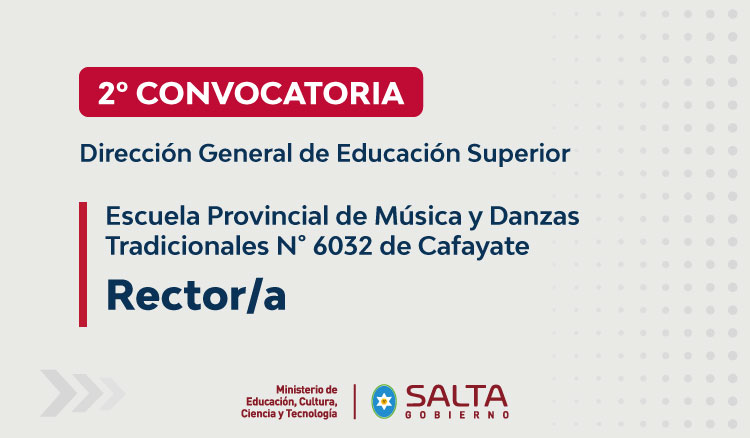 Imagen: Segunda Convocatoria a Concurso de Cargo de Rector/a