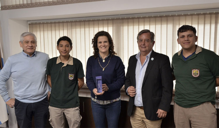 Fotografía: Estudiantes salteños fueron premiados en Francia