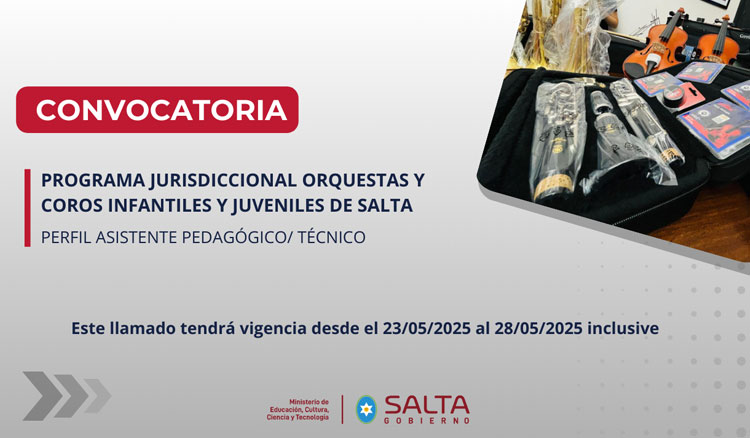 Convocatoria para la cobertura del perfil Asistente Pedagógico Imagen: Convocatoria para la cobertura del perfil Asistente Pedagógico