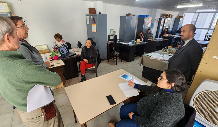 Fotografía: Supervisores de escuelas del norte se capacitaron sobre el funcionamiento de las huertas escolares