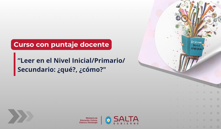 Imagen: Curso Leer en el Nivel Inicial/Primario/Secundario