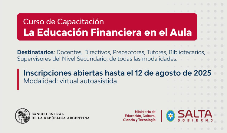 Cursos de Capacitación la Educación Financiera en el Aula Imagen: Cursos de Capacitación la Educación Financiera en el Aula
