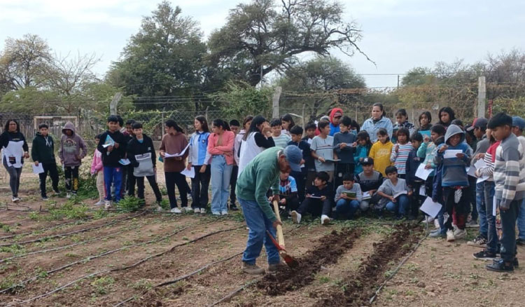 Educación promueve la soberanía alimentaria en escuelas de Rivadavia, Orán y San Martín Fotografía: Educación promueve la soberanía alimentaria en escuelas de Rivadavia, Orán y San Martín