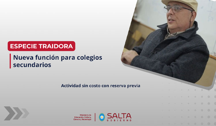 Fotografía: Nueva Función de 'Especie Traidora'