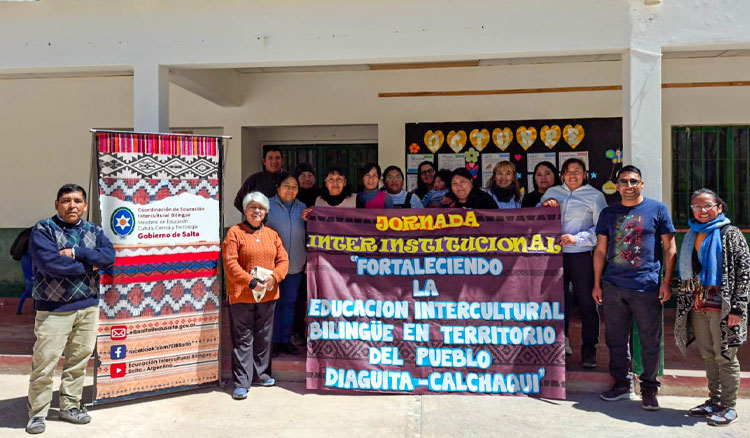 Fotografía: Jornada para fortalecer la Educación Intercultural Bilingüe en territorio del pueblo diaguita-calchaquí
