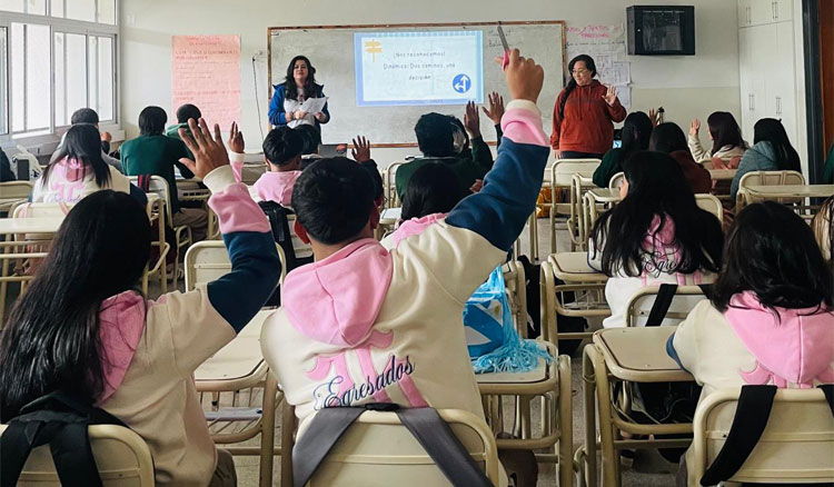 Fotografía: Estudiantes rurales de El Mollar fortalecieron sus capacidades socioemocionales