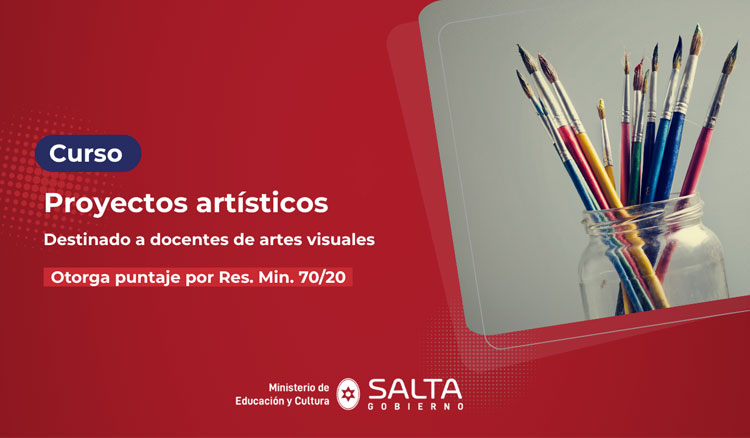 Imagen: Continúan las inscripciones para el curso “Proyectos Artísticos” destinada a docentes de Artes Visuales