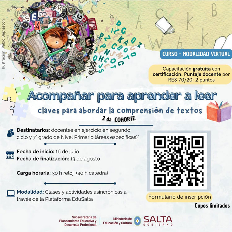 Curso Acompañar para aprender a leer