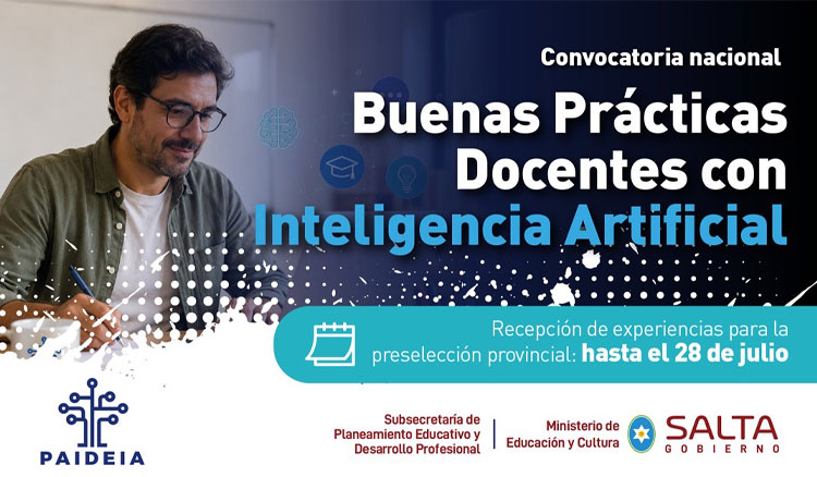 Imagen: Se encuentra abierta la convocatoria nacional “Buenas Prácticas Docentes con Inteligencia Artificial”
