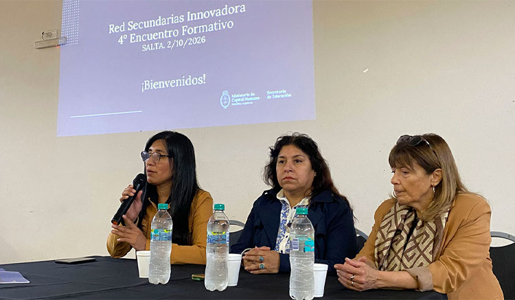 Se realizó el 4º Encuentro Formativo de la Red Secundarias Innovadoras
