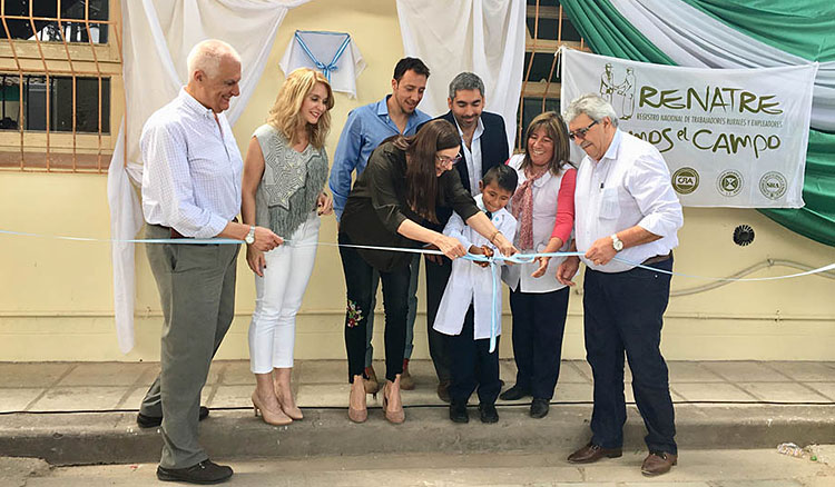 Inauguraron obras en la escuela Teniente Benjamín Matienzo