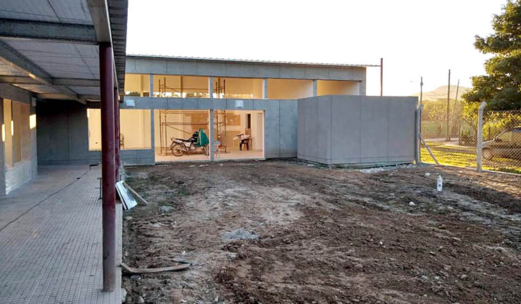 En General Mosconi avanza la construcción de una nueva sala de nivel inicial