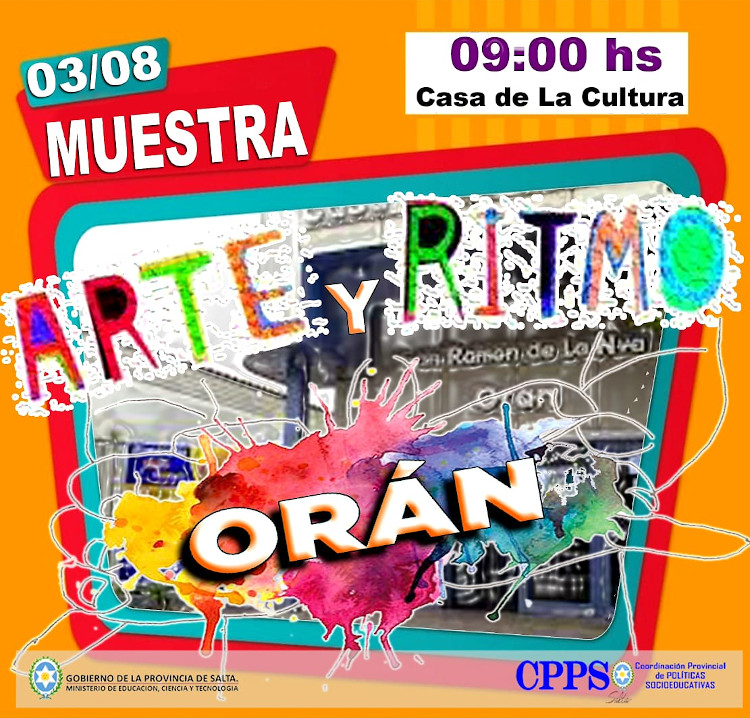 Muestra de arte y ritmos en Orán