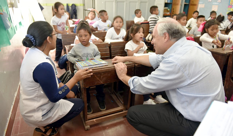 Funcionarios de Educación recorrieron escuelas de Campo Quijano