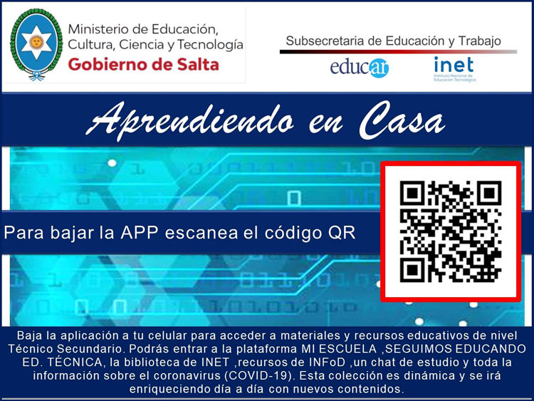 Educación desarrolló una nueva app para Educación Técnica