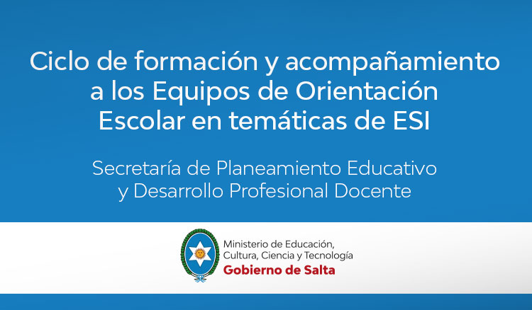 Ciclo de formación y acompañamiento a los Equipos de Orientación Escolar en temáticas de ESI