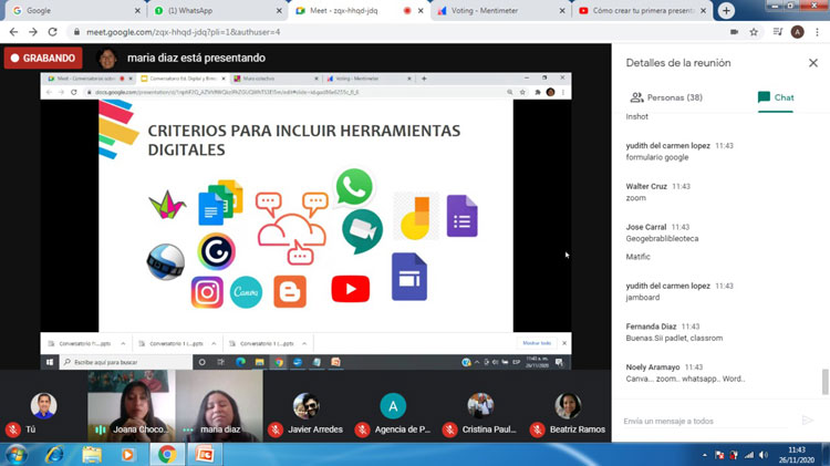 Con excelentes resultados cerró el ciclo de conversatorios para docentes en Educación Digital